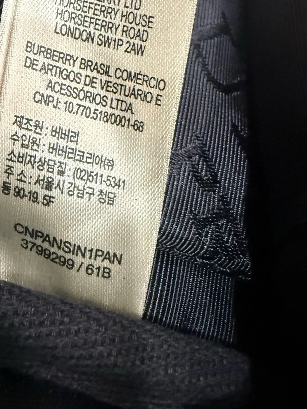 Burberry Leather Backpack
